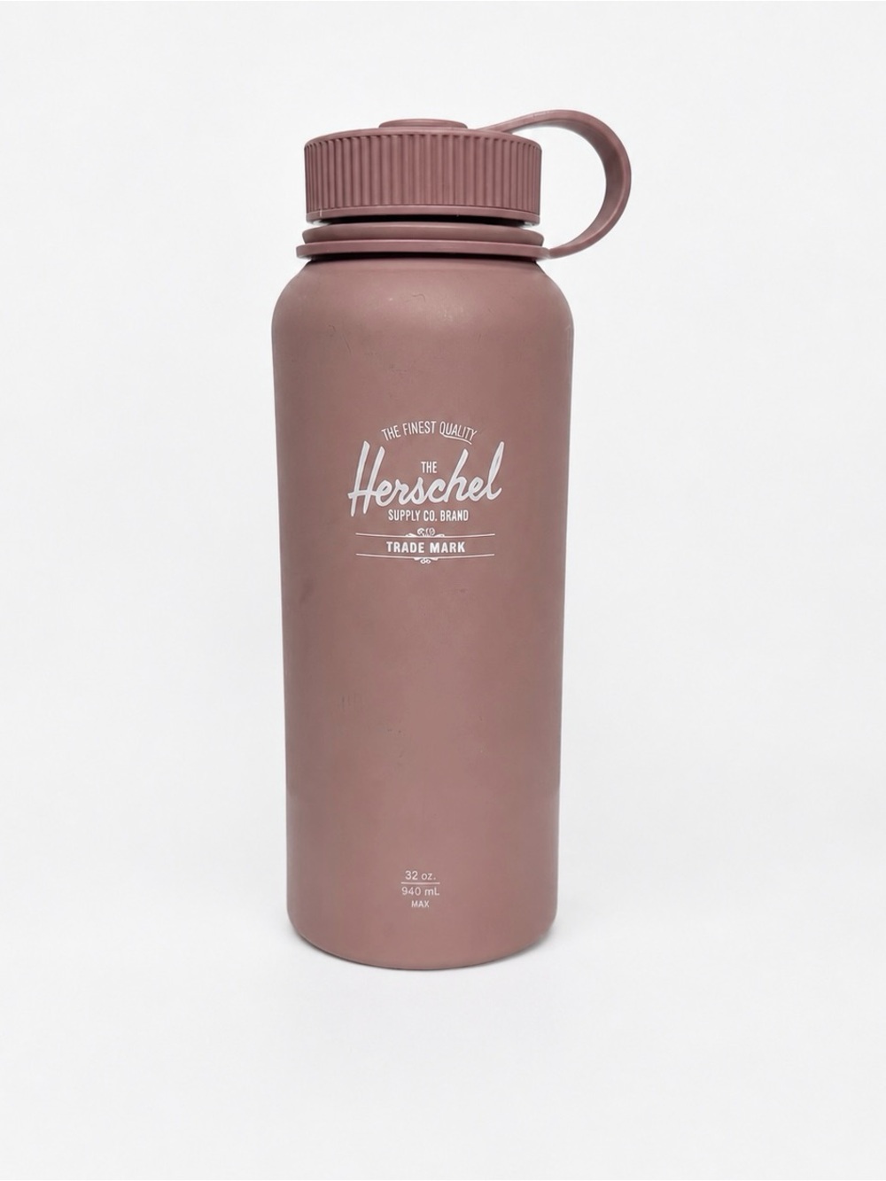 Herschel 32oz Insulated Water Bottle Pink Mauve Stainless Steel Wide Mouth